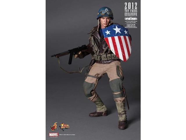 Figure Hot Toys MMS180 - Marvel Comics - Captain America: The First Avenger - Captain America Rescue Uniform Version