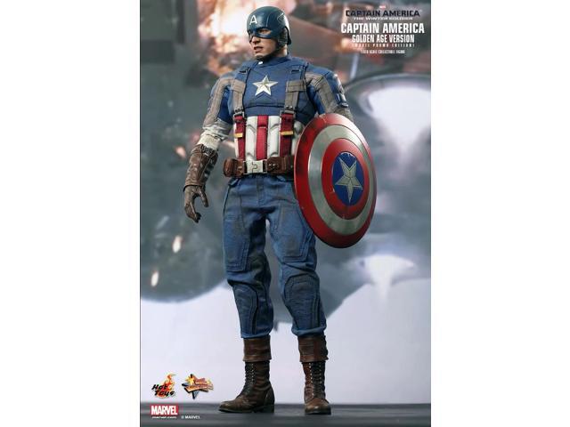 Figure Hot Toys MMS240 - Marvel Comics - Captain America: The Winter Soldier - Captain America Golden Age Version