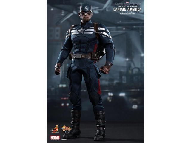 Hot Toys The Winter Soldier Movie Masterpiece Captain America Collectible Figure Stealth S. T.R. I.K. E. Suit