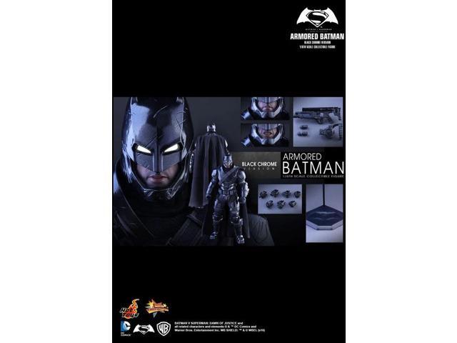 Figure Hot Toys MMS356 - DC Comics - Batman Vs Superman: Dawn Of Justice - Armored Batman Black Chrome Version