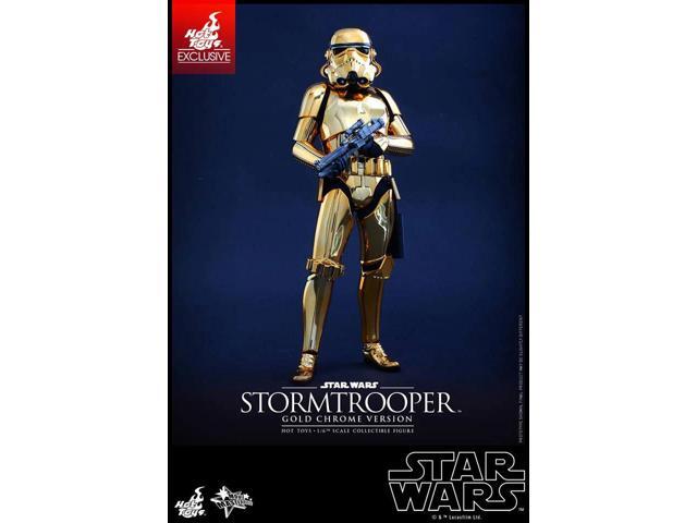 Figure Hot Toys MMS364 - Star Wars - Stormtrooper Gold Chrome Version