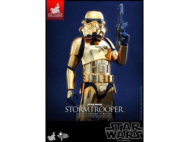 Figure Hot Toys MMS364 - Star Wars - Stormtrooper Gold Chrome Version