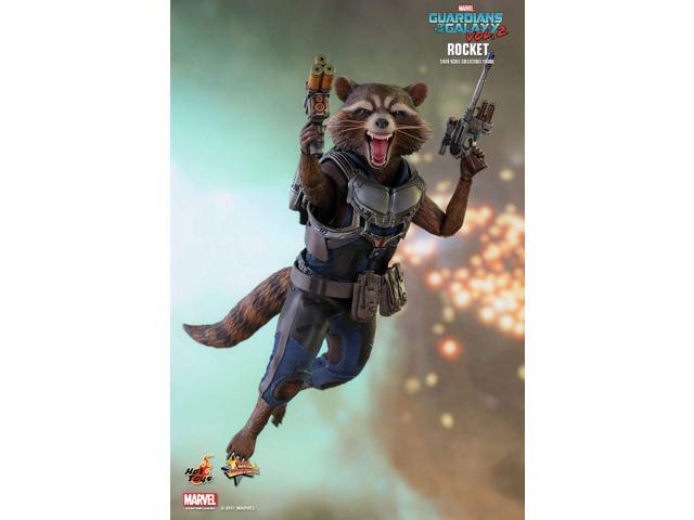 Figure Hot Toys MMS410 - Marvel Comics - Guardians Of The Galaxy Vol. 2 - Rocket Standard Version