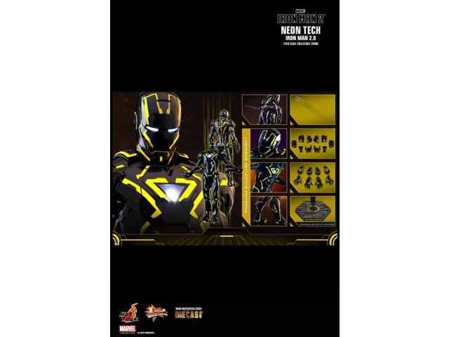 Figure Hot Toys MMS523D29 - Marvel Comics - Iron Man 2 - Neon Tech Iron Man 2.0