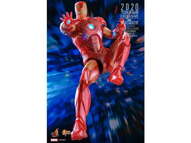 hot toys 1:6 iron man mark iv holographic - iron man 2 - exclusive, ht906328