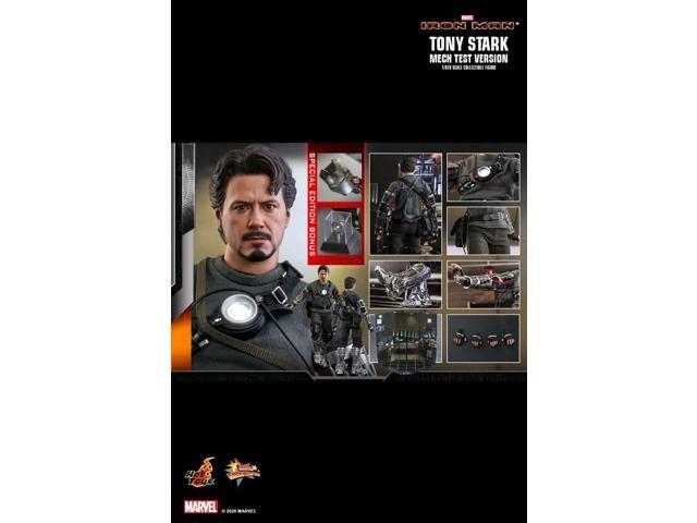 Figure Hot Toys MMS581 - Marvel Comics - Iron Man - Tony Stark Mech Test Deluxe Version