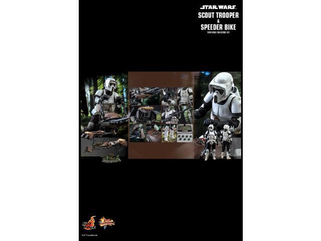 Figure Hot Toys MMS612 - Star Wars: Return Of The Jedi - Scout Trooper & Speeder Biker