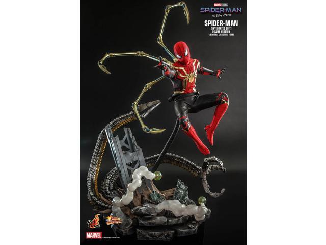 Figure Hot Toys MMS624 - Marvel Comics - Spider Man: No Way Home - Spider Man Integrated Suit Deluxe Version