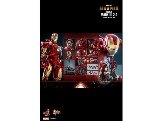 Figure Hot Toys MMS664D48 - Marvel Comics - Iron Man - Iron Man Mark III 2.0 Standard Version