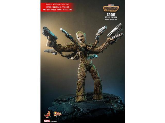 Figure Hot Toys MMS707 - Marvel Comics - Guardians Of The Galaxy Vol.3 - Groot Deluxe Version