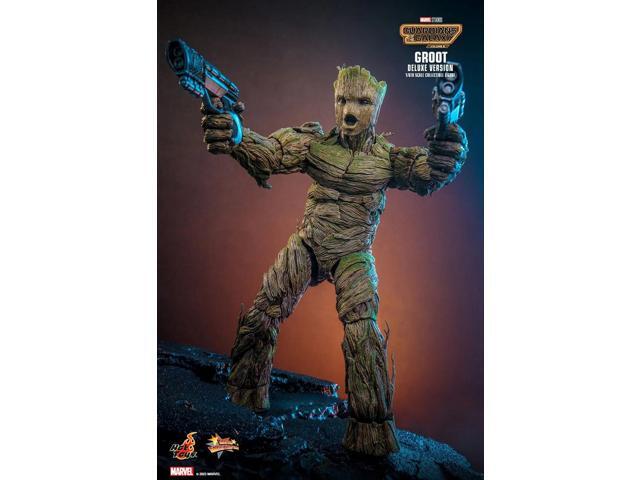 Figure Hot Toys MMS707 - Marvel Comics - Guardians Of The Galaxy Vol.3 - Groot Deluxe Version