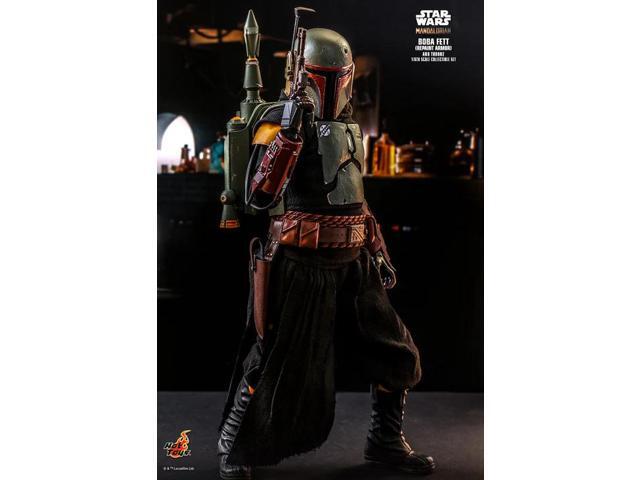 Figure Hot Toys TMS056D - Star Wars: The Mandalorian - Boba Fett Repaint Armor Version & Throne Deluxe Version