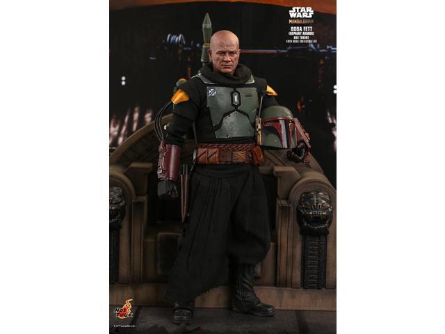 Figure Hot Toys TMS056D - Star Wars: The Mandalorian - Boba Fett Repaint Armor Version & Throne Deluxe Version