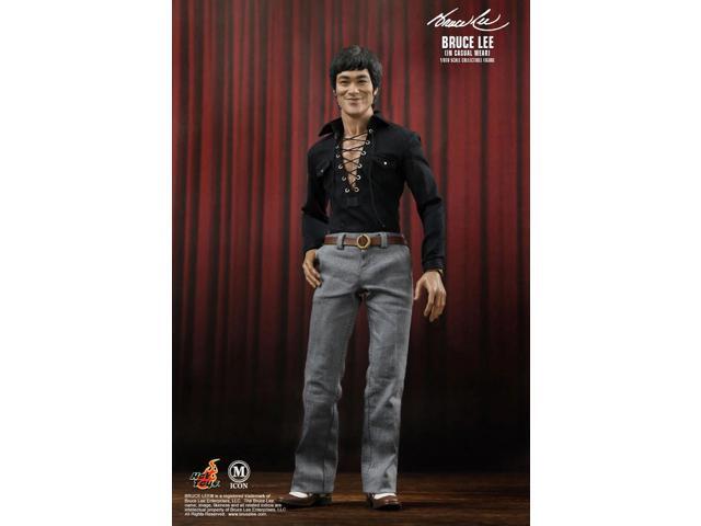 bruce lee in casual wear 1/6 scale 12' action figure