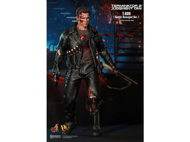 Figure Hot Toys DX13 - Terminator 2: Judgment Day - T800 Battle Damaged Version Deluxe Version