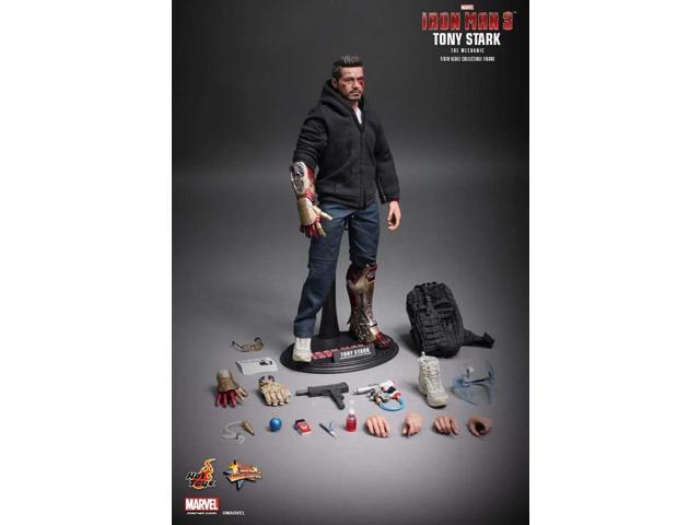 Figure Hot Toys MMS209 - Marvel Comics - Iron Man 3 - Tony Stark The Mechanic Standard Version