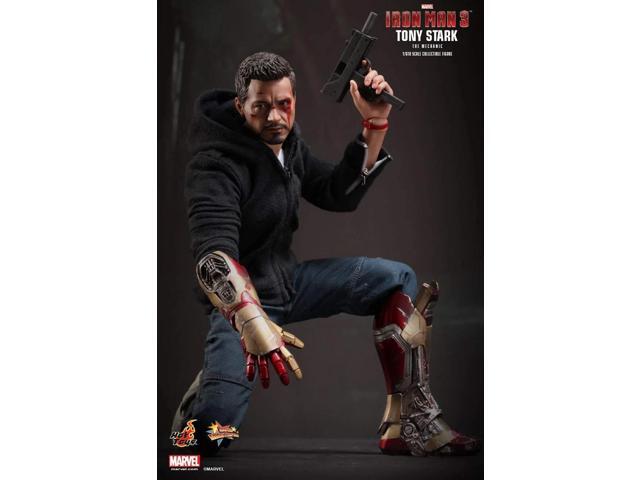 Figure Hot Toys MMS209 - Marvel Comics - Iron Man 3 - Tony Stark The Mechanic Deluxe Version