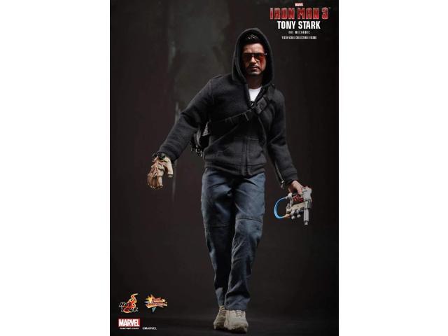 Figure Hot Toys MMS209 - Marvel Comics - Iron Man 3 - Tony Stark The Mechanic Deluxe Version