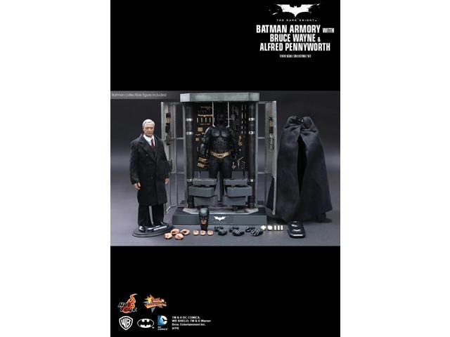 Figure Hot Toys MMS235 - DC Comics - The Dark Knight - Batman Armory With Alfred Pennyworth
