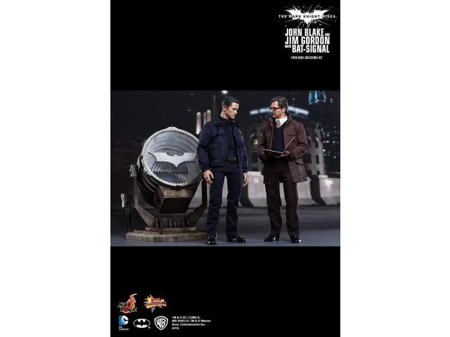 Figure Hot Toys MMS275 - DC Comics - The Dark Knight Rises - John Blake And Jim Gordon With Bat-Signal