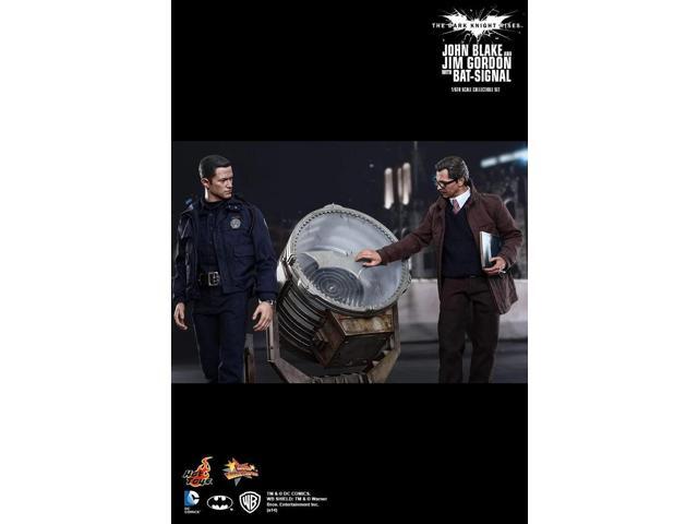 Figure Hot Toys MMS275 - DC Comics - The Dark Knight Rises - John Blake And Jim Gordon With Bat-Signal