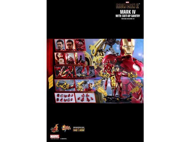 Figure Hot Toys MMS462D22 - Iron Man 2 - Iron Man Mark 4 With Suit-Up Gantry