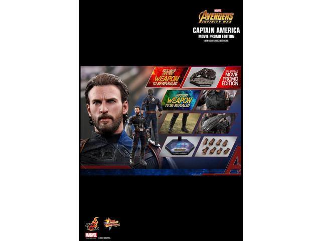 Figure Hot Toys MMS481 - Marvel Comics - Avengers 3: Infinity War - Captain America Movie Promo Edition Deluxe Version