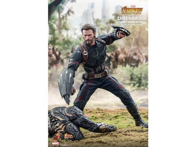 Figure Hot Toys MMS481 - Marvel Comics - Avengers 3: Infinity War - Captain America Movie Promo Edition Deluxe Version