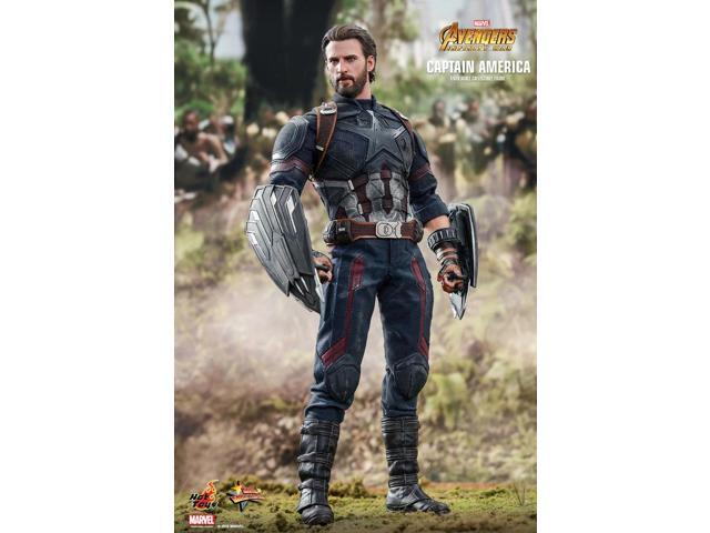 Figure Hot Toys MMS481 - Marvel Comics - Avengers 3: Infinity War - Captain America Movie Promo Edition Deluxe Version