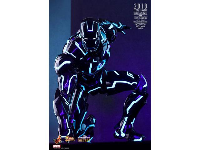 Figure Hot Toys MMS485D24 - Marvel Comics - Iron Man 2 - Neon Tech Iron Man Mark IV