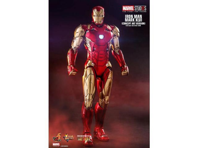 Figure Hot Toys MMS489D25 - Marvel Comics - Marvel Studios: The First Ten Years - Iron Man Mark XLVI Concept Art Version