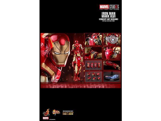 Figure Hot Toys MMS489D25 - Marvel Comics - Marvel Studios: The First Ten Years - Iron Man Mark XLVI Concept Art Version