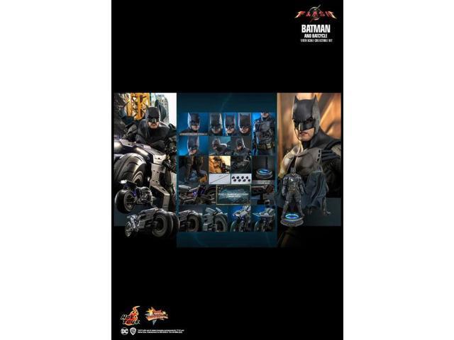 Figure Hot Toys MMS705 - DC Comics - The Flash - Batman & Batcycle