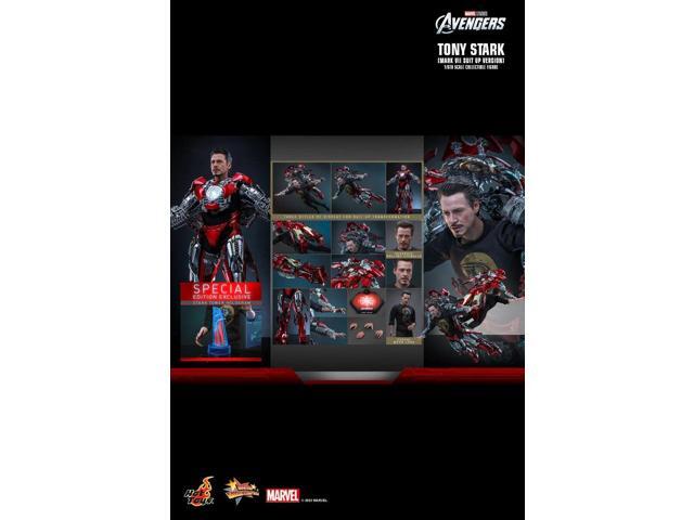 Figure Hot Toys MMS718B - Marvel Comics - Iron Man - Tony Stark Mark 7 Suit Up Version & Bonus Accessory