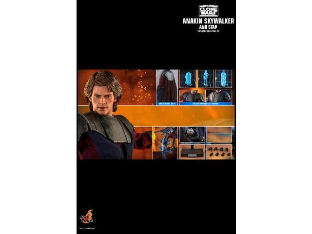 Figure Hot Toys TMS020 - Star Wars: The Clone Wars - Anakin Skywalker And Stap Standard Version