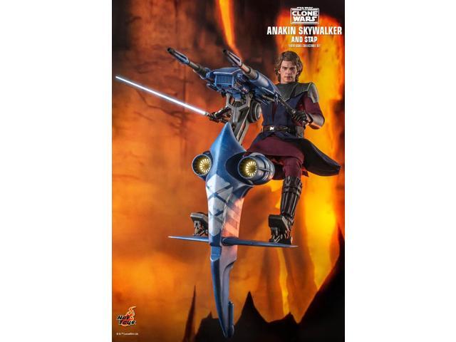 Figure Hot Toys TMS020 - Star Wars: The Clone Wars - Anakin Skywalker And Stap Standard Version