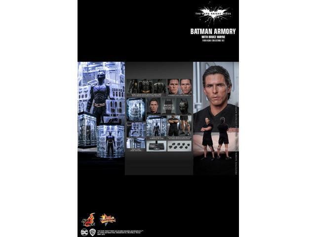Figure Hot Toys MMS702 - DC Comics - Batman: The Dark Knight Rises - Batman Armory & Bruce Wayne
