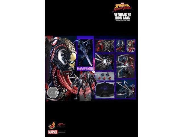 Figure Hot Toys AC04 - Marvel Comics - Marvel's Spider-Man: Maximum Venom -Venomized Iron Man Deluxe Version