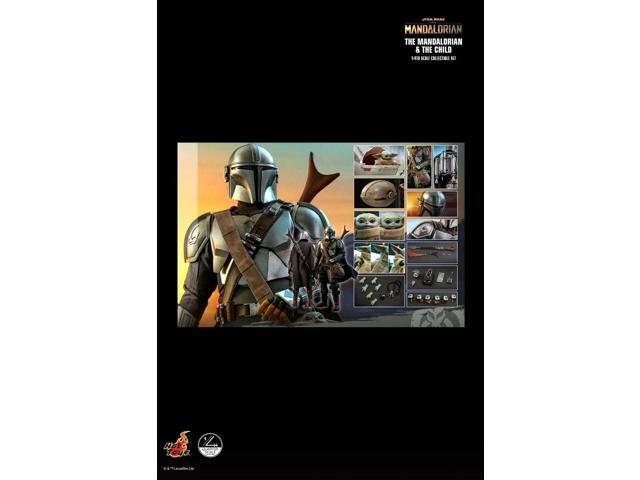 Figure Hot Toys QS016 - Star Wars: The Mandalorian - The Mandalorian & The Child Standard Version