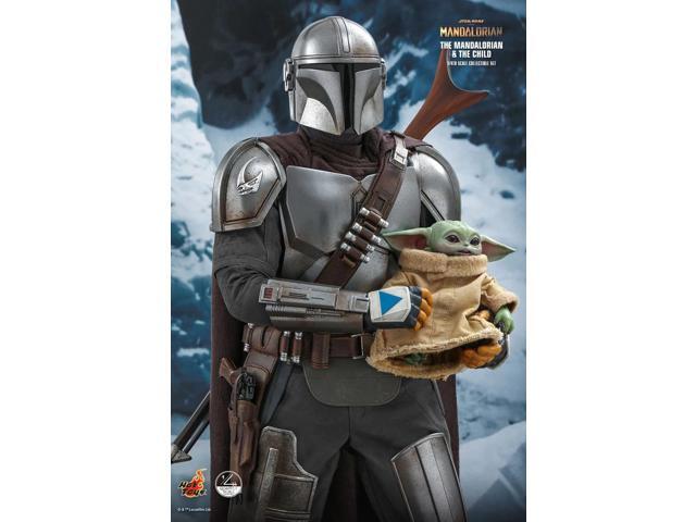 Figure Hot Toys QS016 - Star Wars: The Mandalorian - The Mandalorian & The Child Standard Version