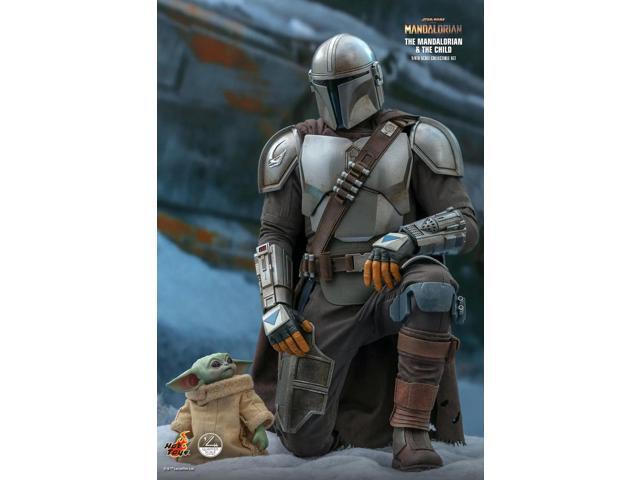 Figure Hot Toys QS016 - Star Wars: The Mandalorian - The Mandalorian & The Child Standard Version