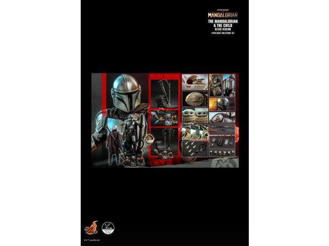 Figure Hot Toys QS017 - Star Wars: The Mandalorian - The Mandalorian & The Child Deluxe Version