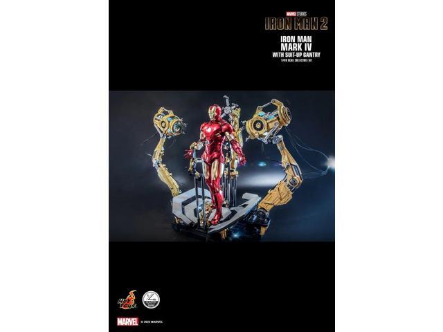 Figure Hot Toys QS021 - Marvel Comics - Iron Man 2 - Iron Man Mark IV With Suit Up Gantry Version