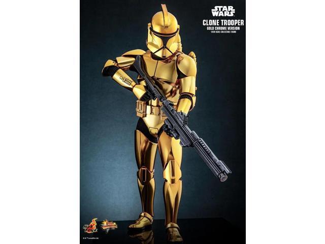 Figure Hot Toys MMS735 - Star Wars - Clone Trooper Gold Chrome Version