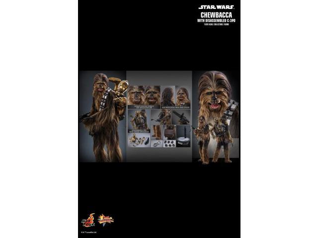 Figure Hot Toys MMS766 - Star Wars: The Empire Strikes Back - Chewbacca & Disassembled C-3PO