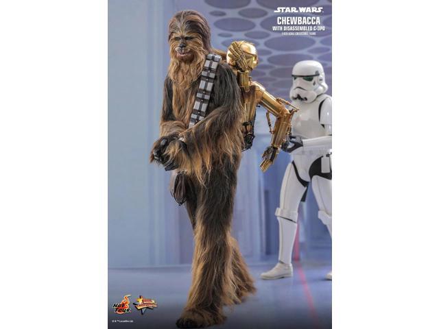 Figure Hot Toys MMS766 - Star Wars: The Empire Strikes Back - Chewbacca & Disassembled C-3PO