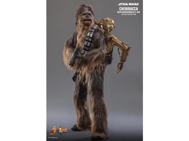 Figure Hot Toys MMS766 - Star Wars: The Empire Strikes Back - Chewbacca & Disassembled C-3PO