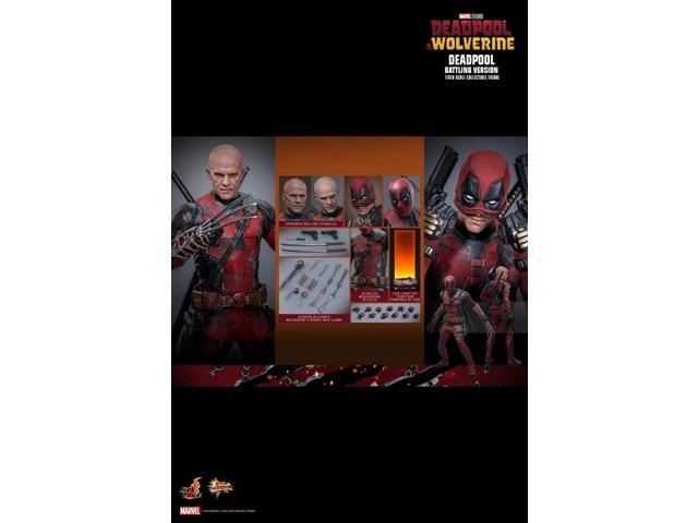 Figure Hot Toys MMS782 - Marvel Comics - Deadpool & Wolverine - Deadpool Battling Version