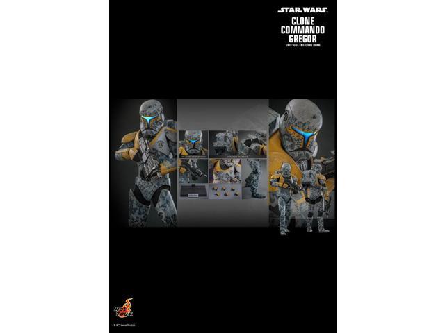 Figure Hot Toys TMS155 - Star Wars: The Clone Wars - Clone Commando Gregor