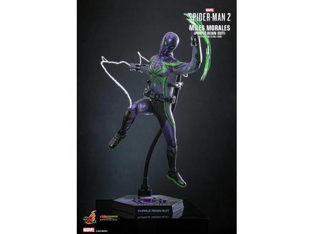 Figure Hot Toys VGM68 - Marvel's Spider Man 2 - Miles Morales Purple Reign Suit